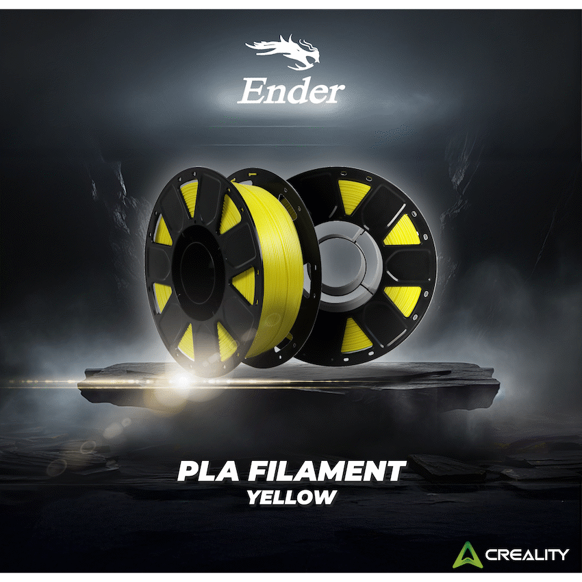 Ender PLA Filament - Yellow - 1kg - Image 6