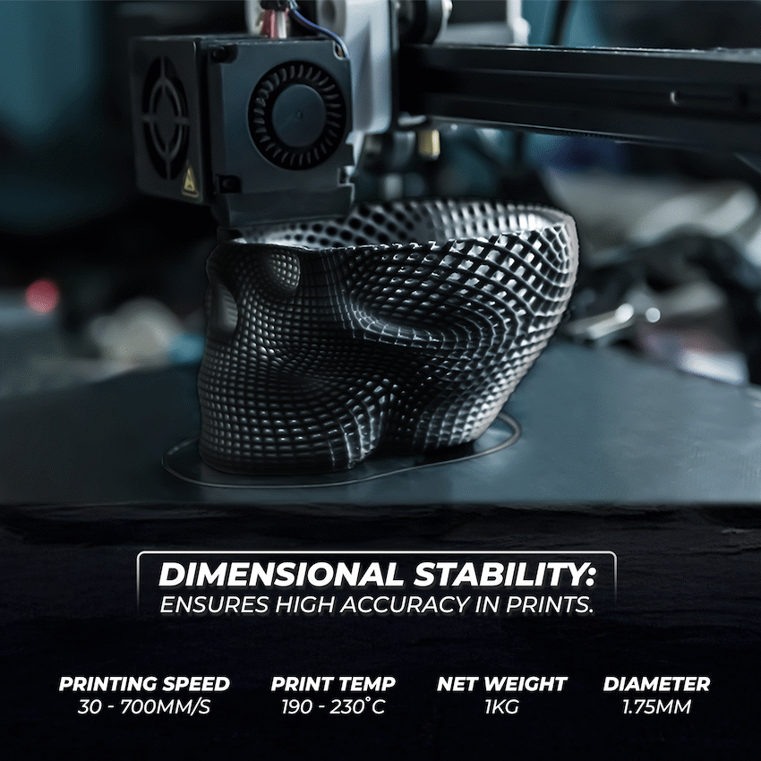 Creality Hyper PLA Filament RFID Black - Image 4