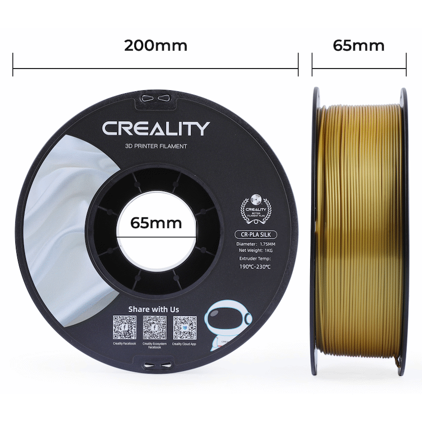 Creality Silk Filament PLA Gold 1Kg - Image 6