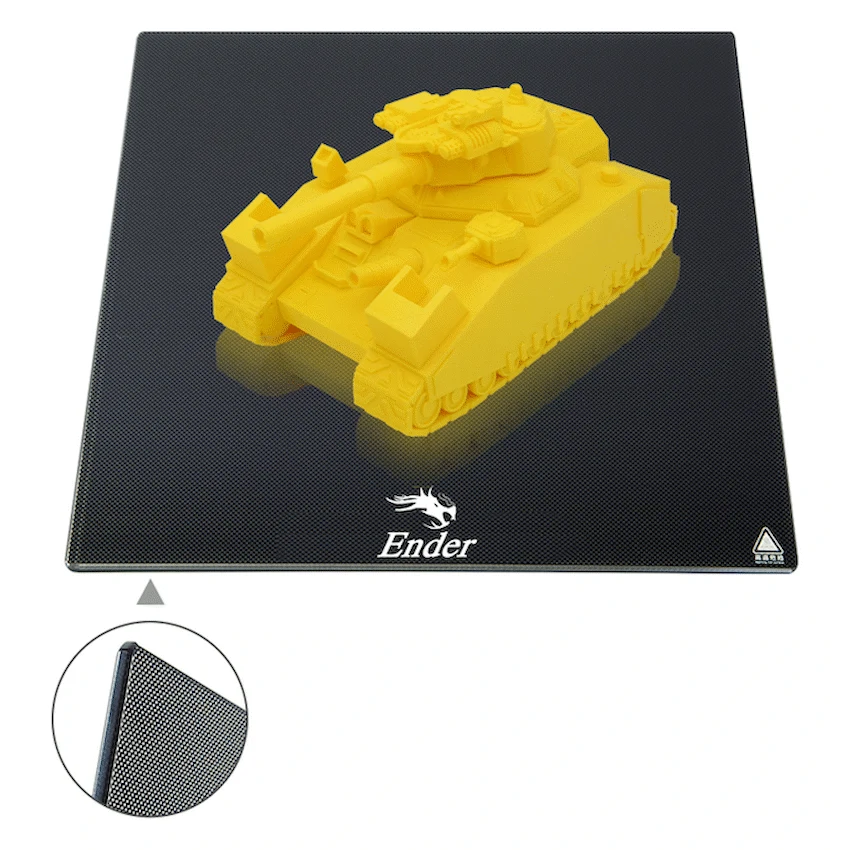 Creality Carborundum Glass Platform Kit 235x235x4 - Ender 3 V2 - Image 6