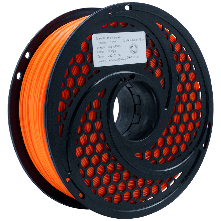 SA Filament ABS Premium Filament 1kg - Orange - Image 14