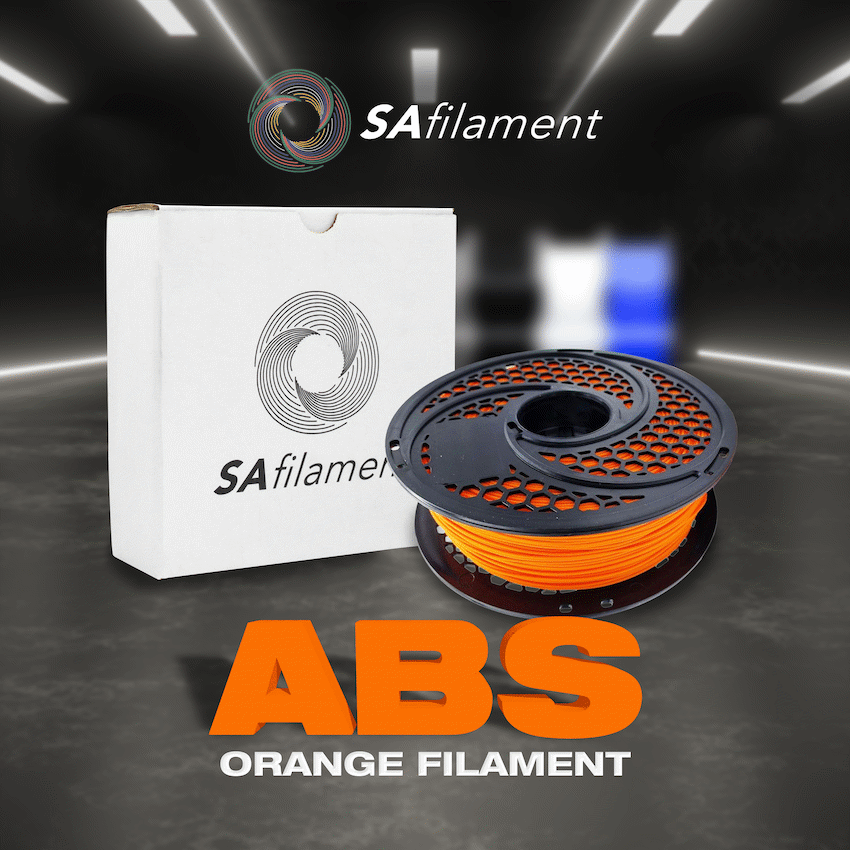 SA Filament ABS Premium Filament 1kg - Orange - Image 6