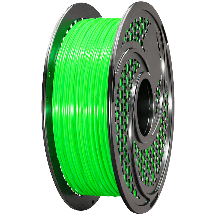 SA Filament PLA UV Neon Filament 1kg - Luminous Green - Image 2