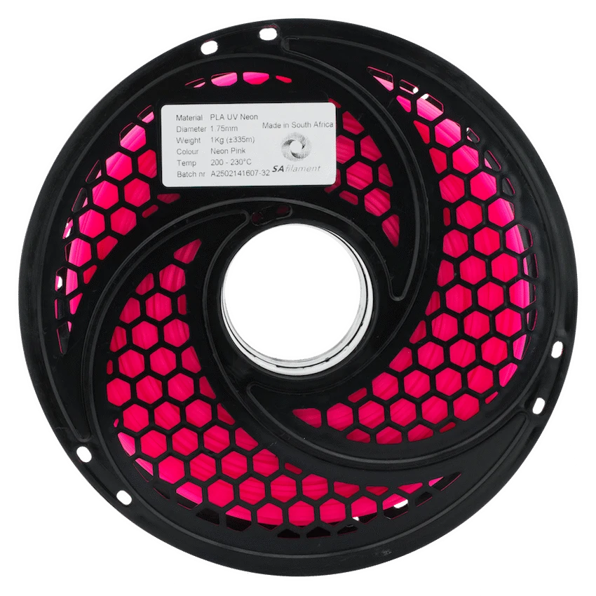 SA Filament PLA UV Neon Filament 1kg - Pink - Image 13