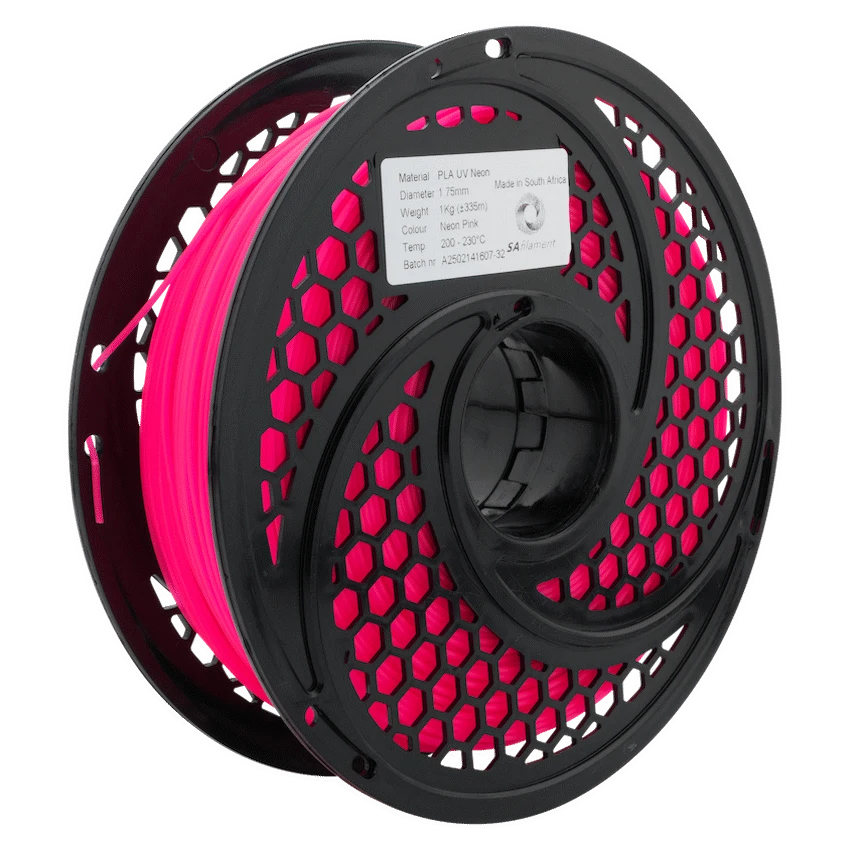 SA Filament PLA UV Neon Filament 1kg - Pink - Image 14
